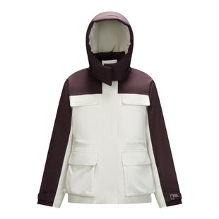 商场同款森马中国国家地理系列羽绒服女中长款三防冬季新款鹅绒服