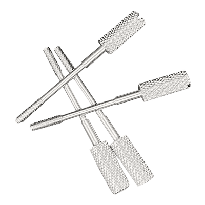 304不锈钢滚花一字手长脚螺丝