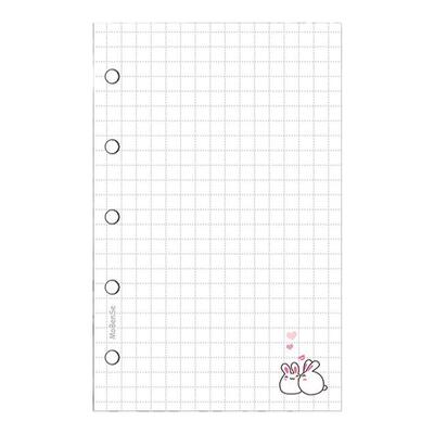 M5A8彩色活页本替芯手账内页纸