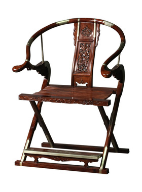 海南明式红椅家具收藏品黄花梨