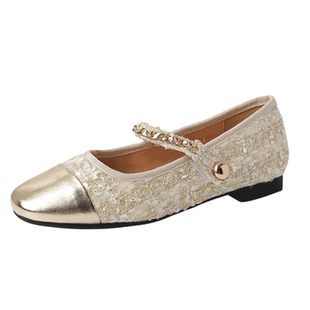 达芙妮平底单鞋女2026新款春季法式玛丽珍女鞋子女春款芭蕾小皮鞋