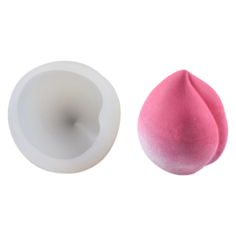 diy烘焙蛋糕祝寿桃子硅胶模具