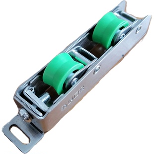 承重型断桥铝门窗下轮不锈钢静音滑轮推拉移门双层玻璃轨道轮子