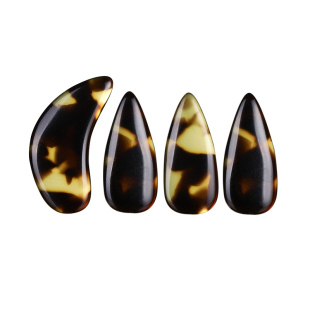 古筝指甲儿童专用玳瑁色专业成人弹古筝义甲高分子尼龙中号小号