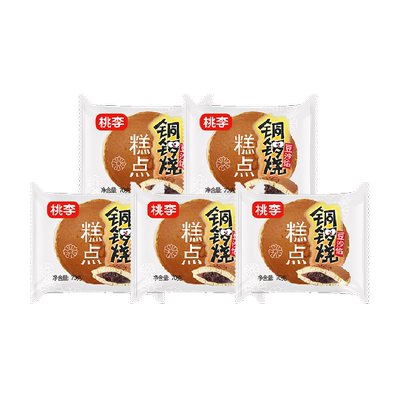 桃李豆沙馅早餐零食面包