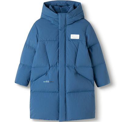 巴拉巴拉男童女童长款加厚羽绒服