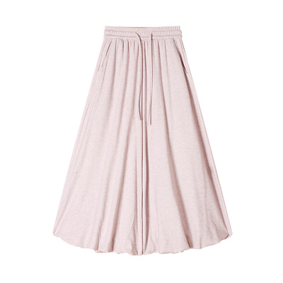 加绒加厚糯米花苞裙裤女2025秋冬