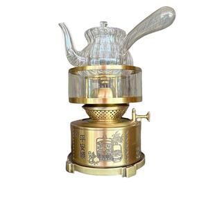 古焰茶灯炉精品空气灯 中式工夫茶煮茶炉 明火养生铜茶器厂家直销