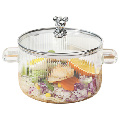 高硼硅玻璃煮热红酒锅可明火汤煲