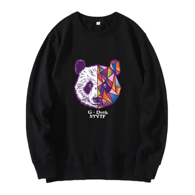 一线品牌秋冬季无帽卫衣男