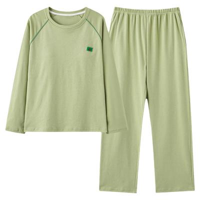 浪莎纯棉带胸垫长袖睡衣女可外穿