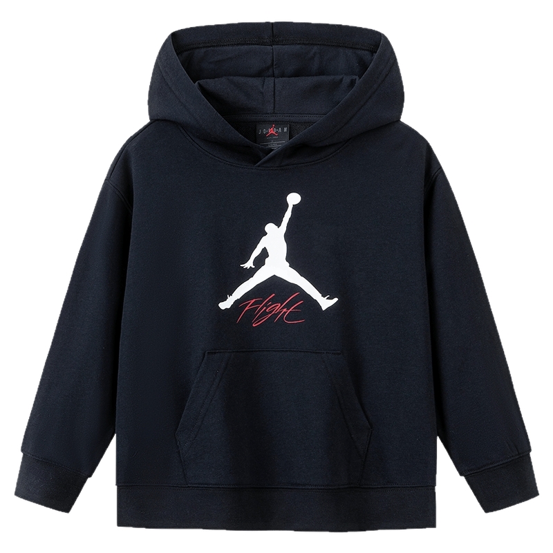 Jordan儿童装男童连帽卫衣飞人logo中大童女童长袖上衣JD2532294