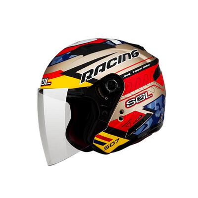 SOL摩托车头盔双镜片SO-7带LED