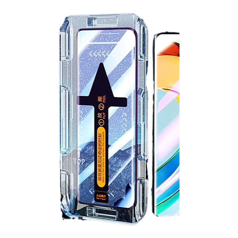 适用荣耀x50秒贴膜x50GT/X40手残专用钢化曲屏抗指纹超清防摔曲屏包邮