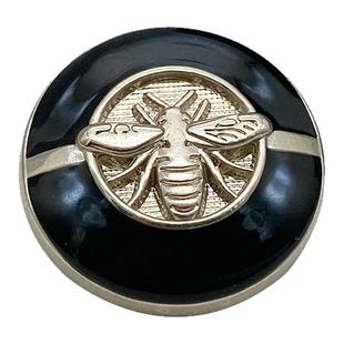 拼色D家小蜜蜂男女西装外套扣子金属圆形高档大衣毛衣纽扣开衫扣