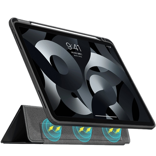 2024款ipad保护套air5磁吸10拆分2021pro壳2020带笔槽mini6适用苹果11寸平板3防弯10.2全包4透明9代8黑色2022