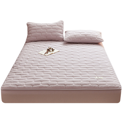 A类纯棉全棉夹棉床笠罩加厚床罩席梦思床垫保护套防滑全包床单套