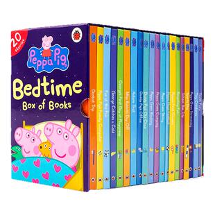 小猪佩奇睡前故事20册套装 英文原版绘本 Peppa pig Bedtime Box of Books 粉红猪小妹Read It Yourself Ladybird儿童英语阅读绘本