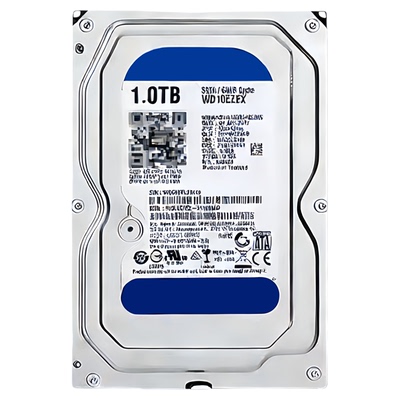 WD西数机械硬盘500G1TB2T/3T/4T台式机电脑监控NAS垂直黑盘沃亿顿