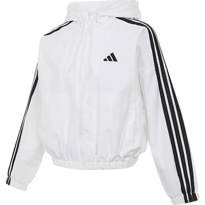 adidas阿迪达斯女子W 3S WV WB运动健身夹克外套JZ2161
