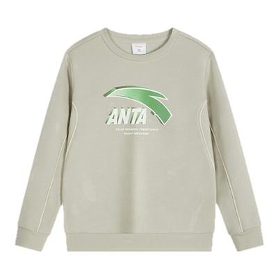 安踏儿童冬男女大童针织套头衫