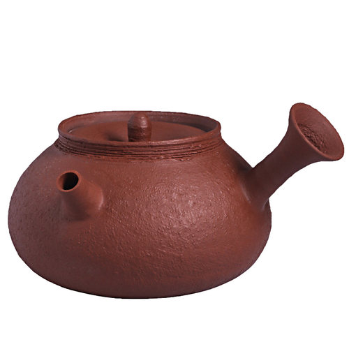 纯手工侧把壶小茶壶红陶泥紫砂功夫泡茶壶复古中式急需壶 110ml