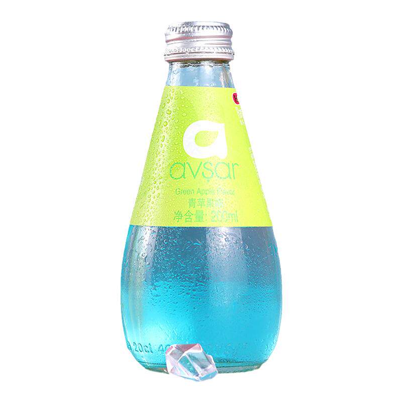土耳其进口吉安娜气泡水hamu汽水200ml迷你玻璃瓶装碳酸饮料