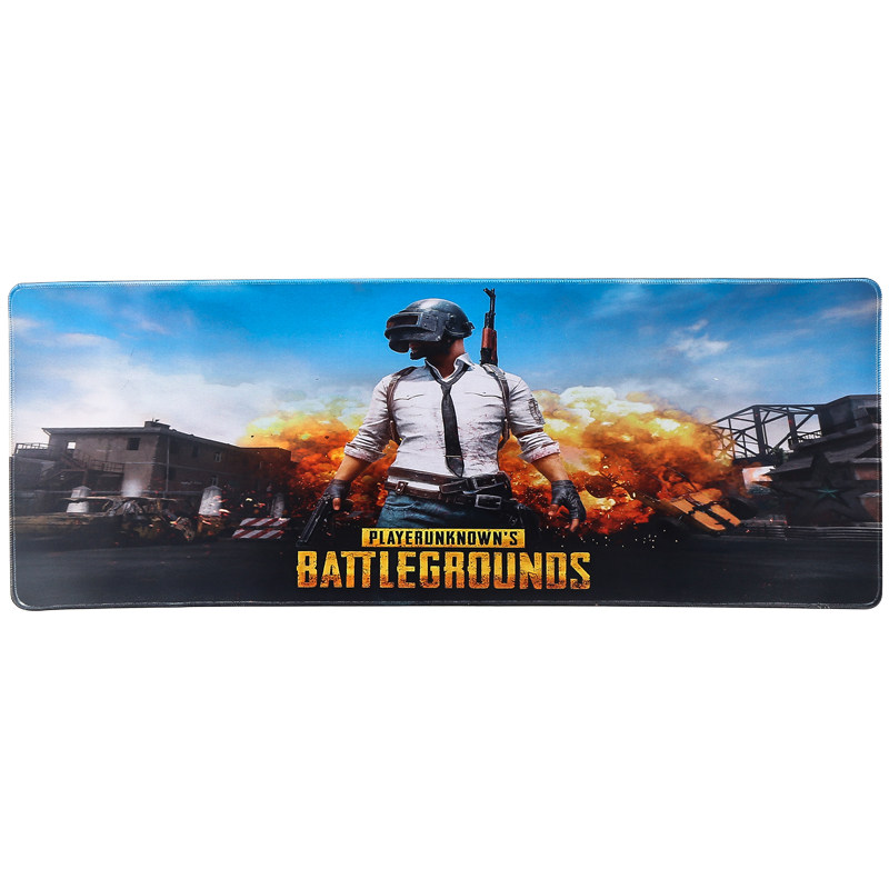 网吧吃鸡鼠标垫超大加厚绝地求生PUBG锁边专业电竞游戏键盘垫超长