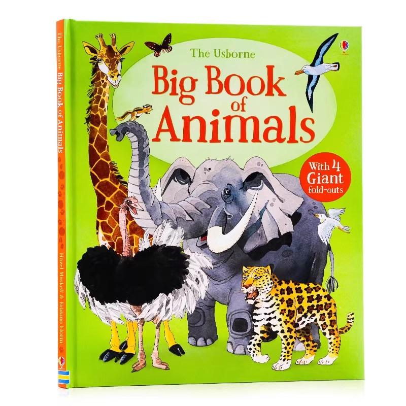 Usborne动物认知大图书英文原版