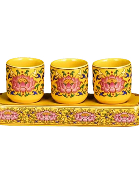 净水杯陶瓷观音佛具用品