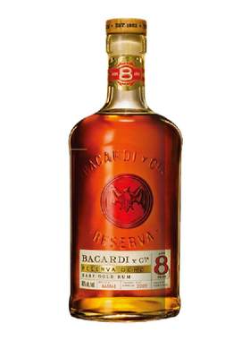 官方直营bacardi八年陈酿朗姆酒