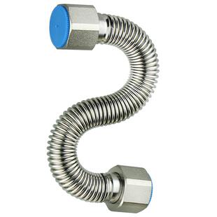 加厚304不锈钢波纹管4分热水器冷热进水管 金属软管耐热耐压防爆