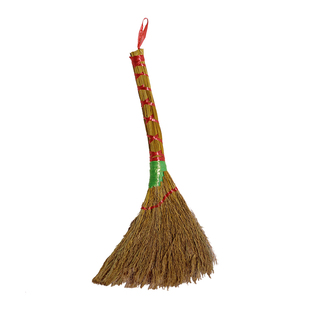 糯稻草芯喜庆扫把乔迁入宅招财传统婚礼节日装饰复古创意摆件清洁