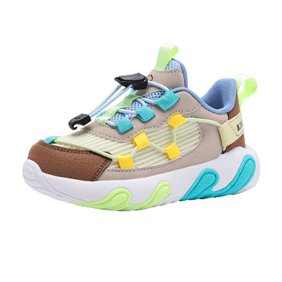 小黄鸭童鞋儿童运动鞋男童2026春季新款户外减震女童网面跑步鞋子