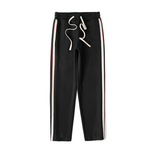 欧美潮牌高街FOG秋冬运动裤加长裤子男高个子115cm宽松直筒休闲裤