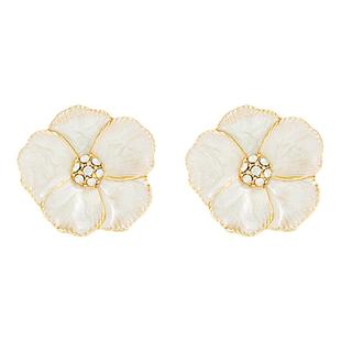 Exhibition/览物馆花朵耳环精致时尚首饰网红耳钉送女友生日礼物