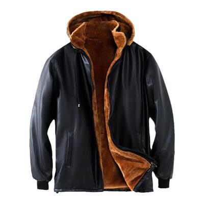 代驾加绒皮衣皮裤外卖皮棉衣