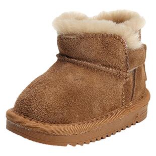 婴幼儿宝宝雪地靴一岁小童冬鞋2025新款儿童大棉鞋加厚软底学步鞋