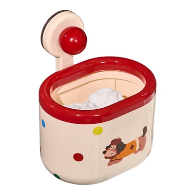 【爆款】多巴胺吸盘小垃圾桶