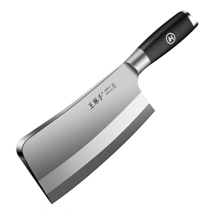 王麻子商用砍骨刀斩骨头专用斧头家用剁骨断骨加厚重型屠夫大坎刀