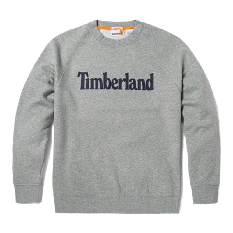 美国添柏岚TIMBERLAND天伯伦男士长袖休闲印花圆领卫衣宽松套头衫