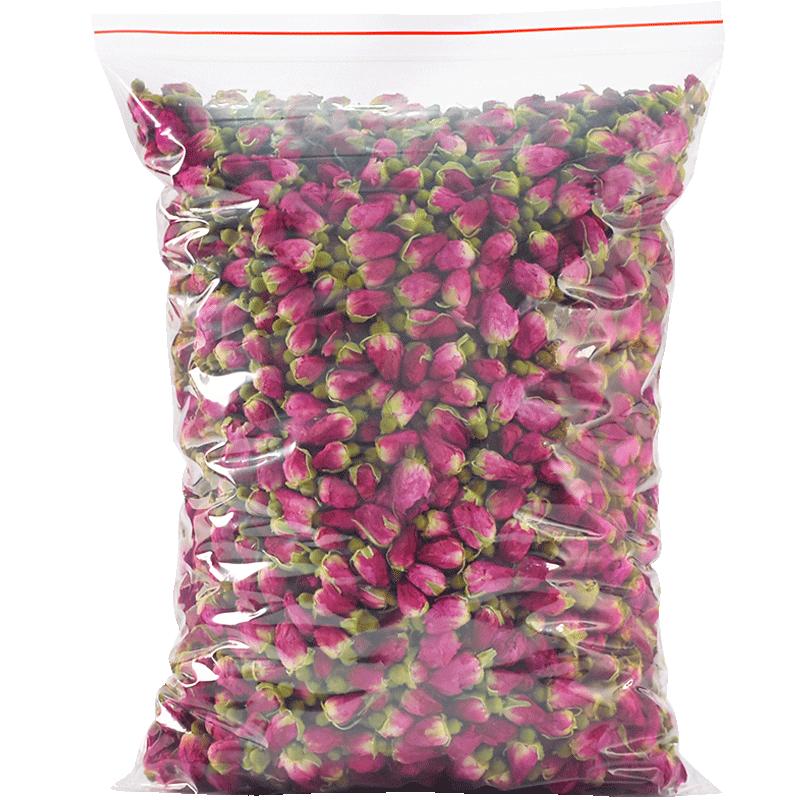 福茗源平陰玫瑰花茶云南干玫瑰花重瓣金邊玫瑰特級(jí)女人養(yǎng)生茶500g