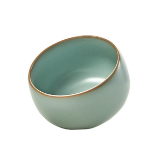 东道汝窑主人杯单杯汝窑茶杯主人杯高端汝窑 如意杯 天青