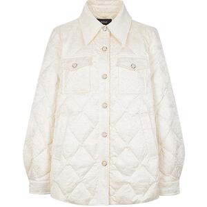 KBNE轻薄小香风气质白色羽绒服2025新款秋冬外套防风保暖上衣女