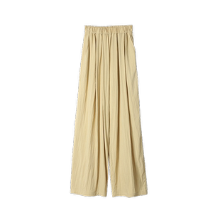 【到手99元】轻盈云感裤黑色宽松垂感松紧带拖地阔腿长裤子女春季