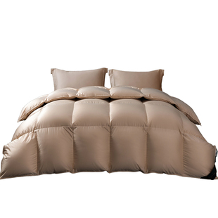 百思寒95雁鹅绒被子羽绒被被芯冬被加厚春秋被子母被二合一结婚被