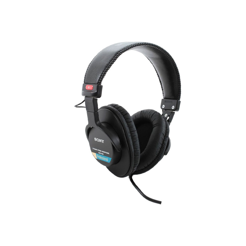 正品国行 索尼SONY MDR-7506重低音全封闭 录音监听头戴式耳机