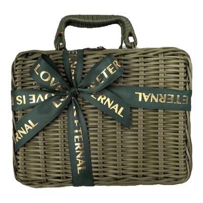 春节编织手提箱圣诞节礼品包装