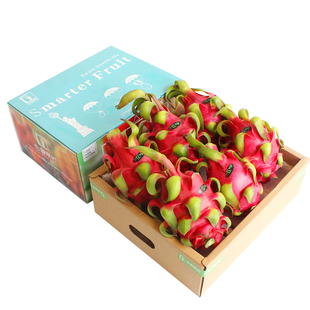 顺丰包邮5/7斤礼盒装越南进口红心火龙果红肉大新鲜水果高端送礼