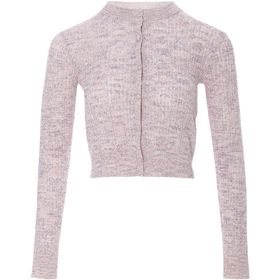 sincethen粉色毛衣开衫外套女春